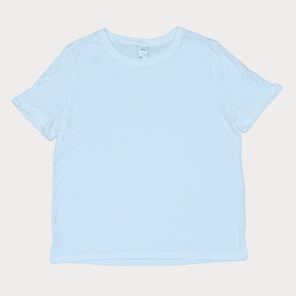 Ladies' White T-shirts - Grade A
