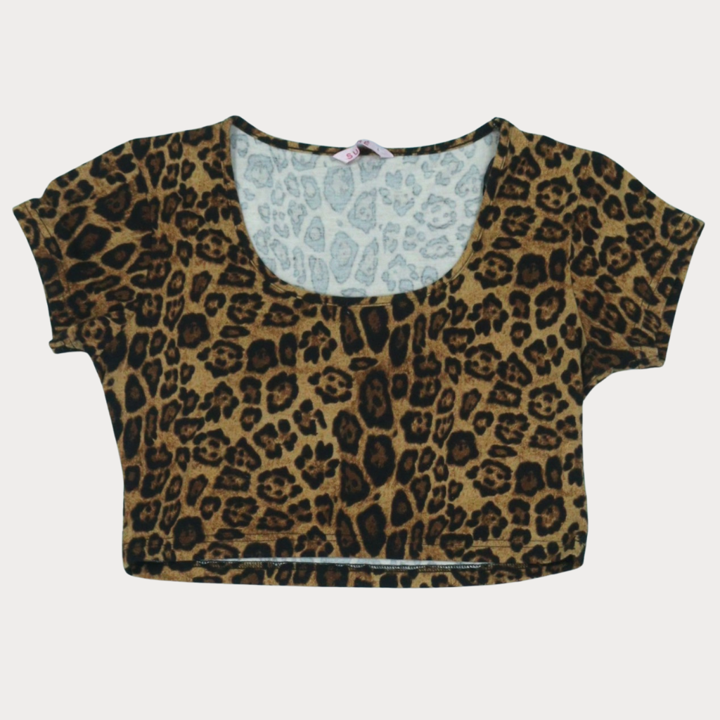 Crop Top T-shirts - Crème