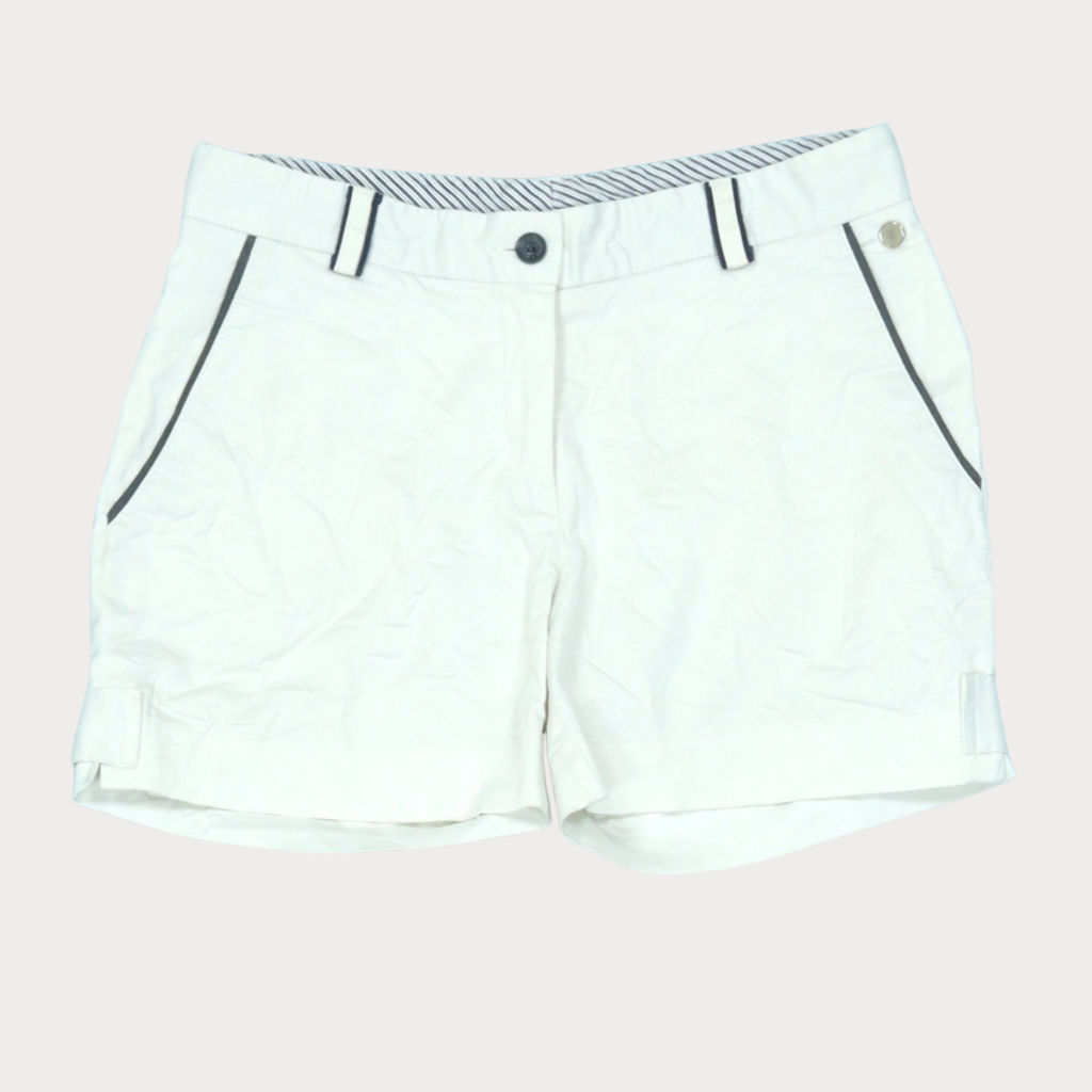 Ladies' Light High Waist Shorts - Crème