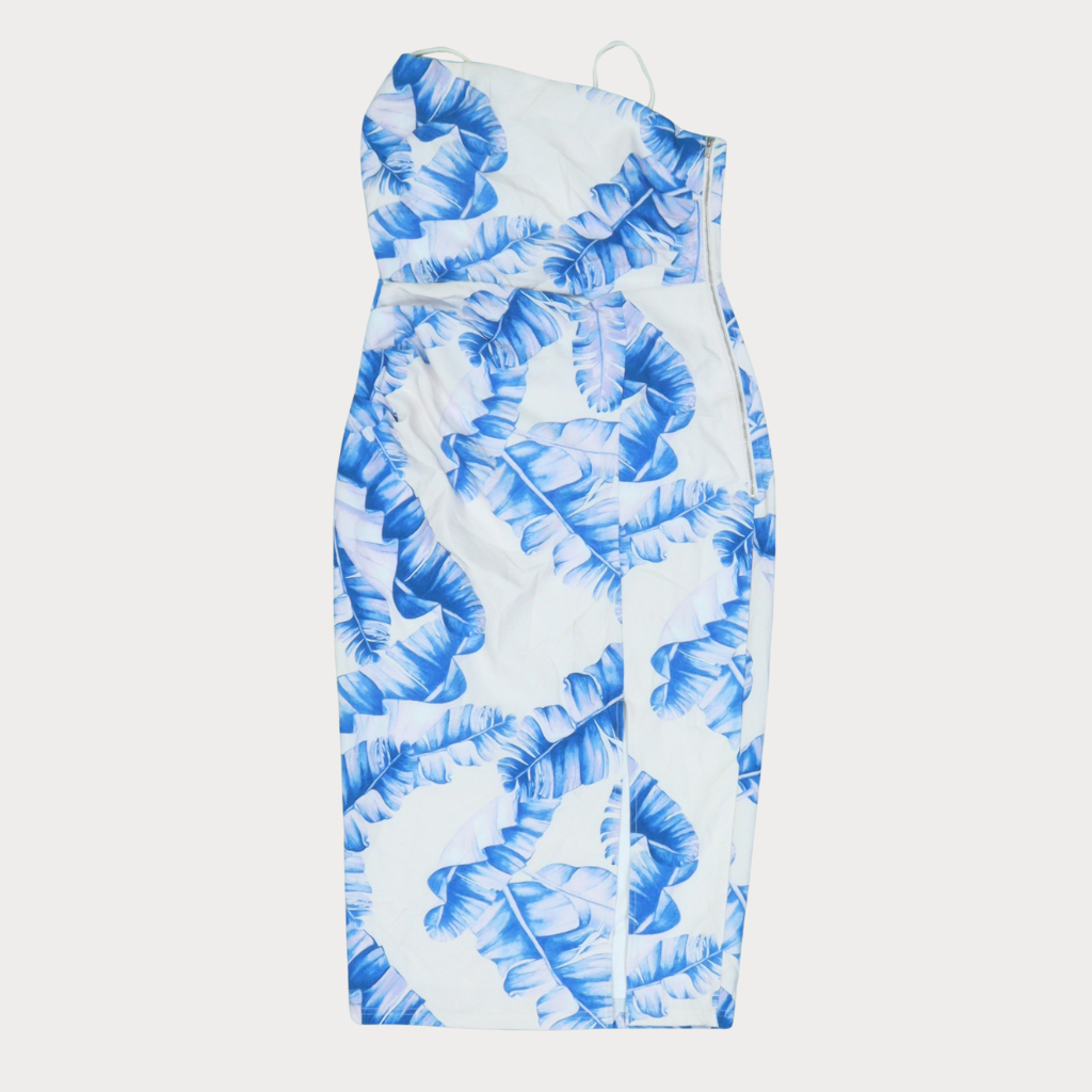 Ladies' Mini Floral Dresses - Crème