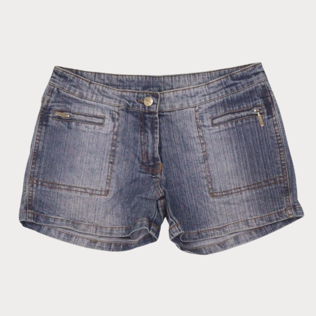 Ladies' High Waist Denim Shorts - Grade A