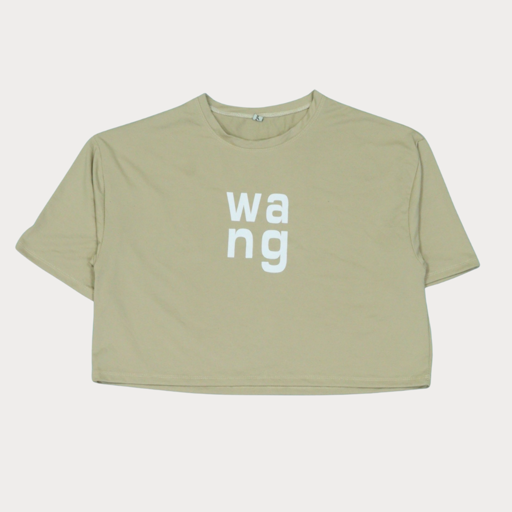 Crop Top T-shirts - Crème