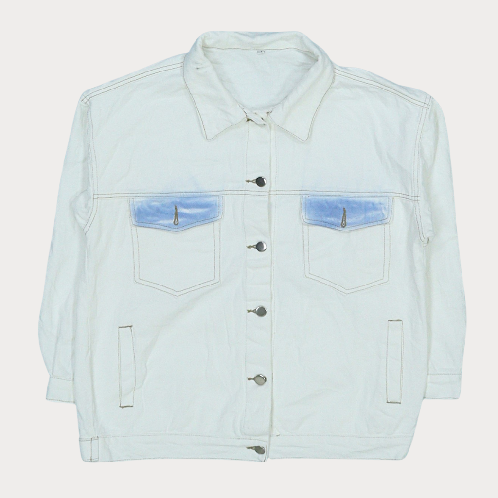 Ladies' Denim Jackets - Crème