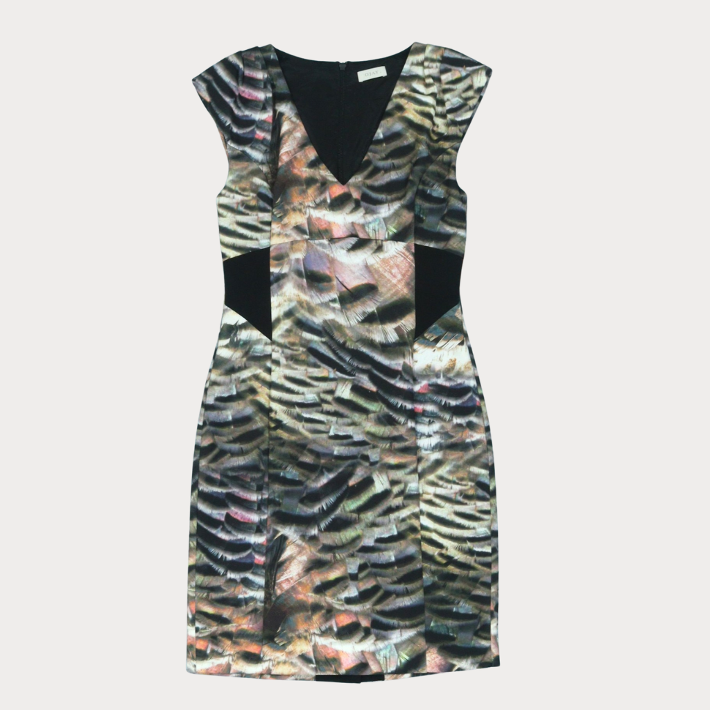 Ladies' Mini Floral Dresses - Crème