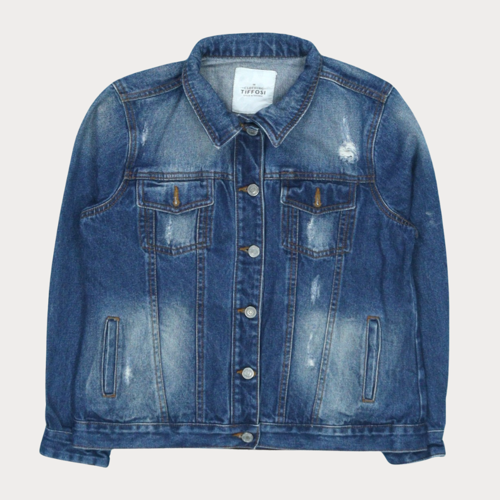 Ladies' Denim Jackets - Crème