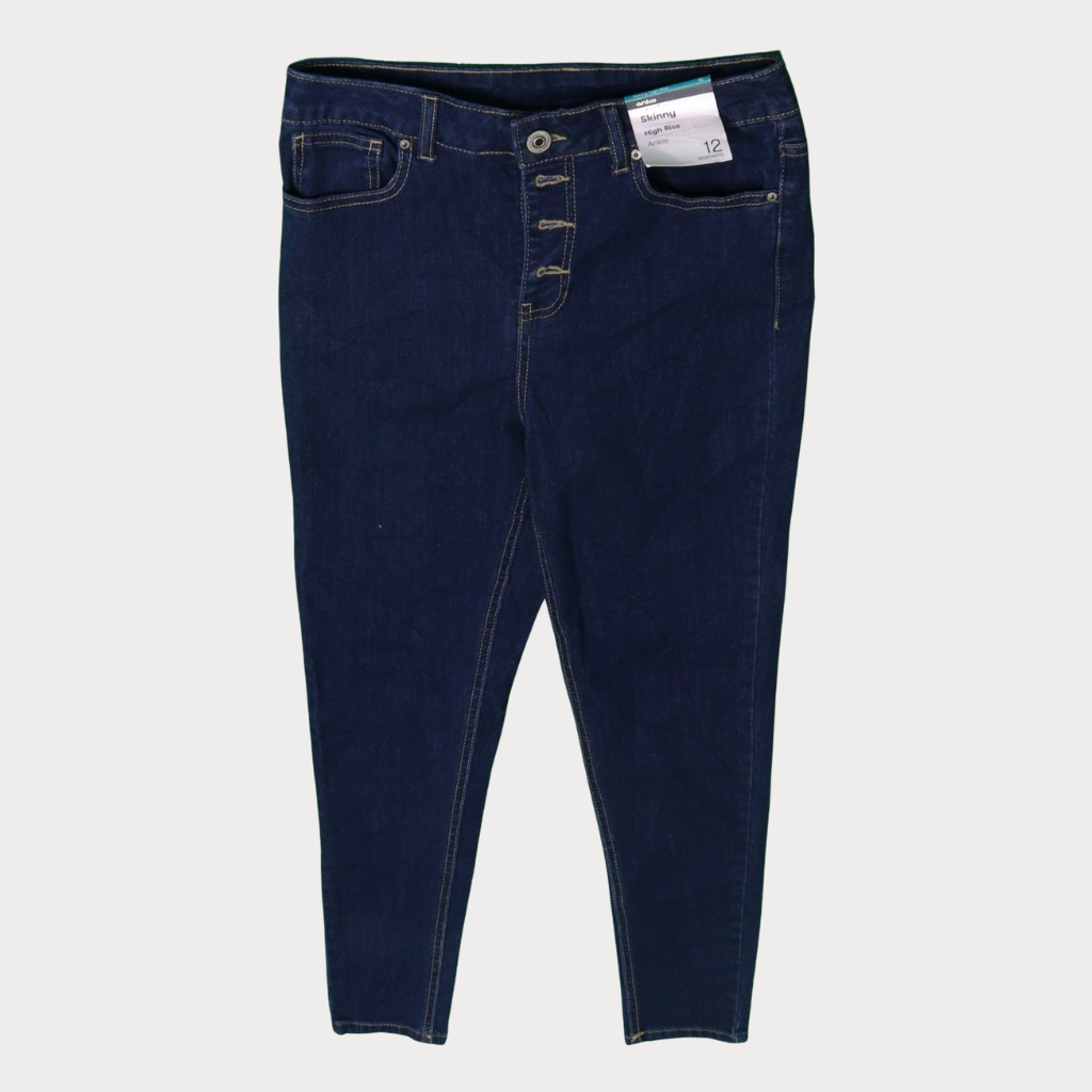 Ladies' High Waist Pants - Crème