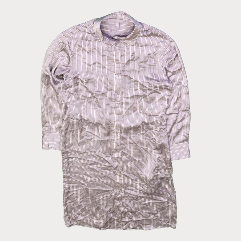 Ladies' Long-sleeved Dresses - Crème