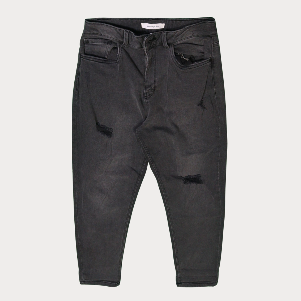 Ladies' High Waist Pants - Crème