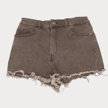 Ladies' High Waist Denim Shorts - Grade A