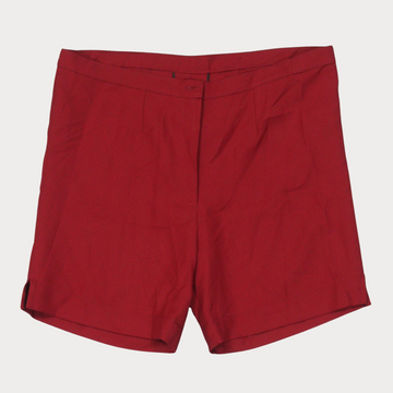 Ladies' Light High Waist Shorts - Crème
