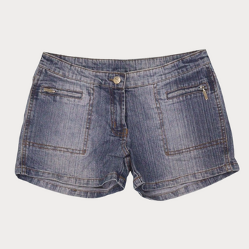 Ladies' High Waist Denim Shorts - Grade A