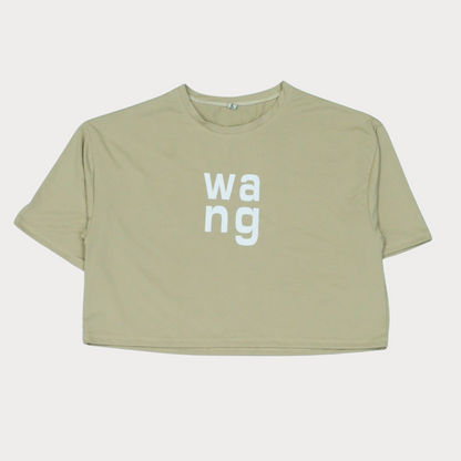 Crop Top T-shirts - Crème