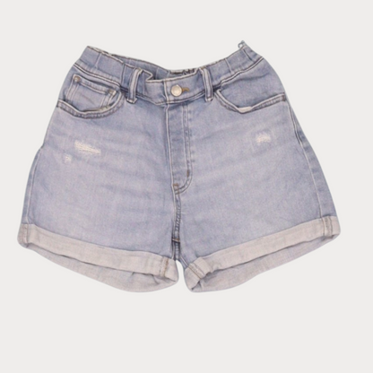 Ladies' High Waist Denim Shorts - Grade A