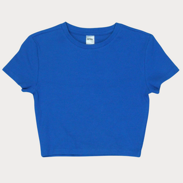 Crop Top T-shirts - Crème