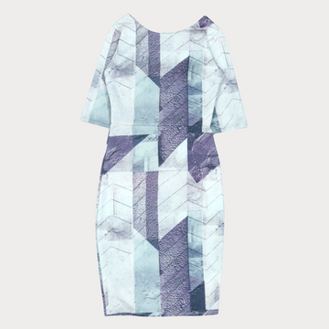 Ladies' Mini Floral Dresses - Crème