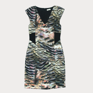 Ladies' Mini Floral Dresses - Crème