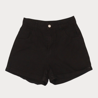 Ladies' High Waist Denim Shorts - Grade A
