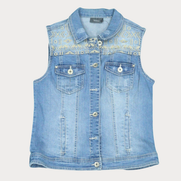 Ladies'  Denim Jackets - Crème
