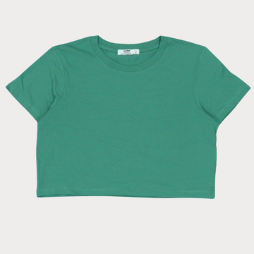 Crop Top T-shirts - Crème