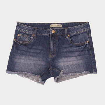 Ladies' High Waist Denim Shorts - Grade A