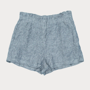Ladies' Light High Waist Shorts - Crème