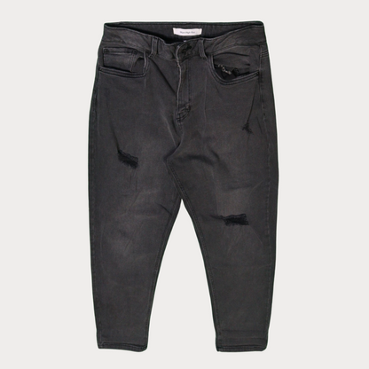 Ladies' High Waist Pants - Crème
