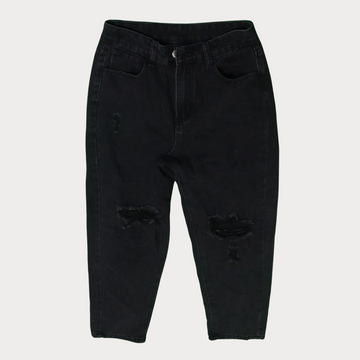 Ladies' High Waist Pants - Crème