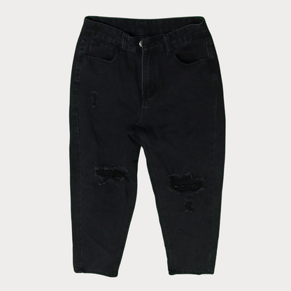 Ladies' High Waist Pants - Crème