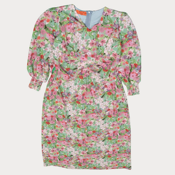 Ladies' Long-sleeved Dresses - Crème