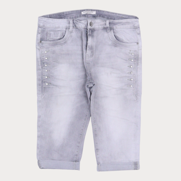 Ladies' Denim Shorts 3/4 - Grade A