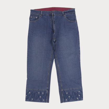 Ladies' Denim Shorts 3/4 - Grade A