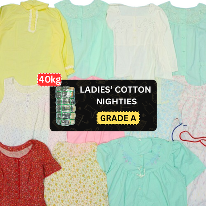 Ladies' Cotton Nighties - Grade A