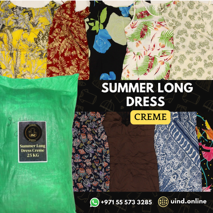 Summer Long Dresses - Crème