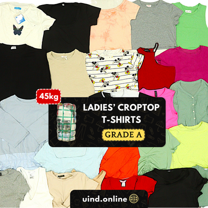 Crop Top T-shirts - Grade A