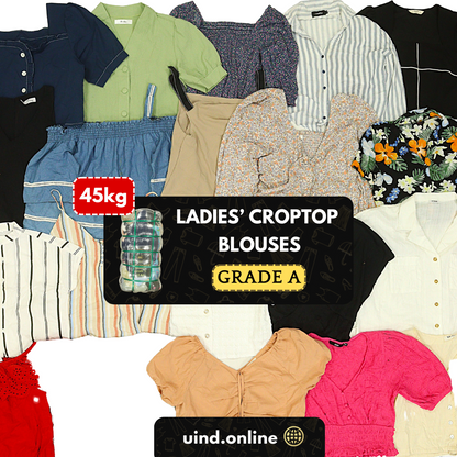 Crop Top Blouses - Grade A