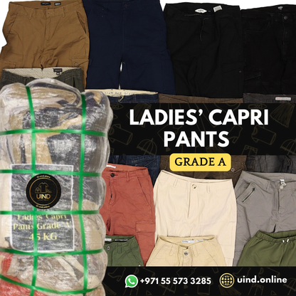 Ladies' Capri Pants - Grade A