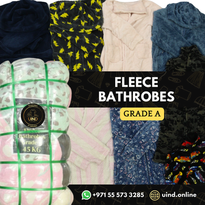Fleece Bathrobes - Grade A