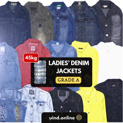 Ladies Denim Jackets - Grade A