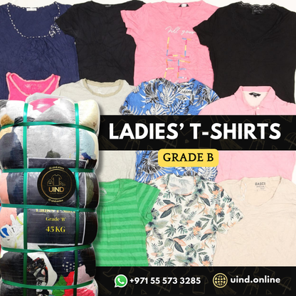 Ladies' T-shirts - Grade B