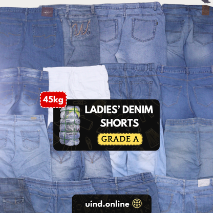 Ladies' Denim Shorts - Grade A
