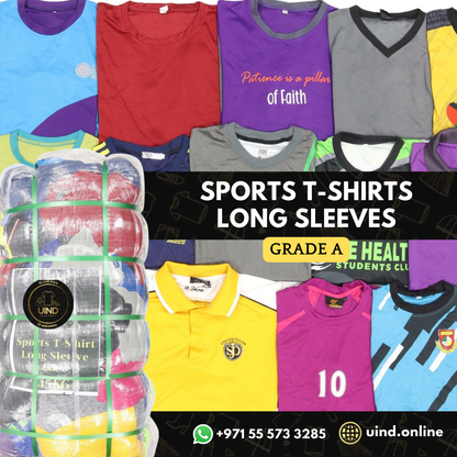 Long-sleeved Sports T-shirts - Grade A